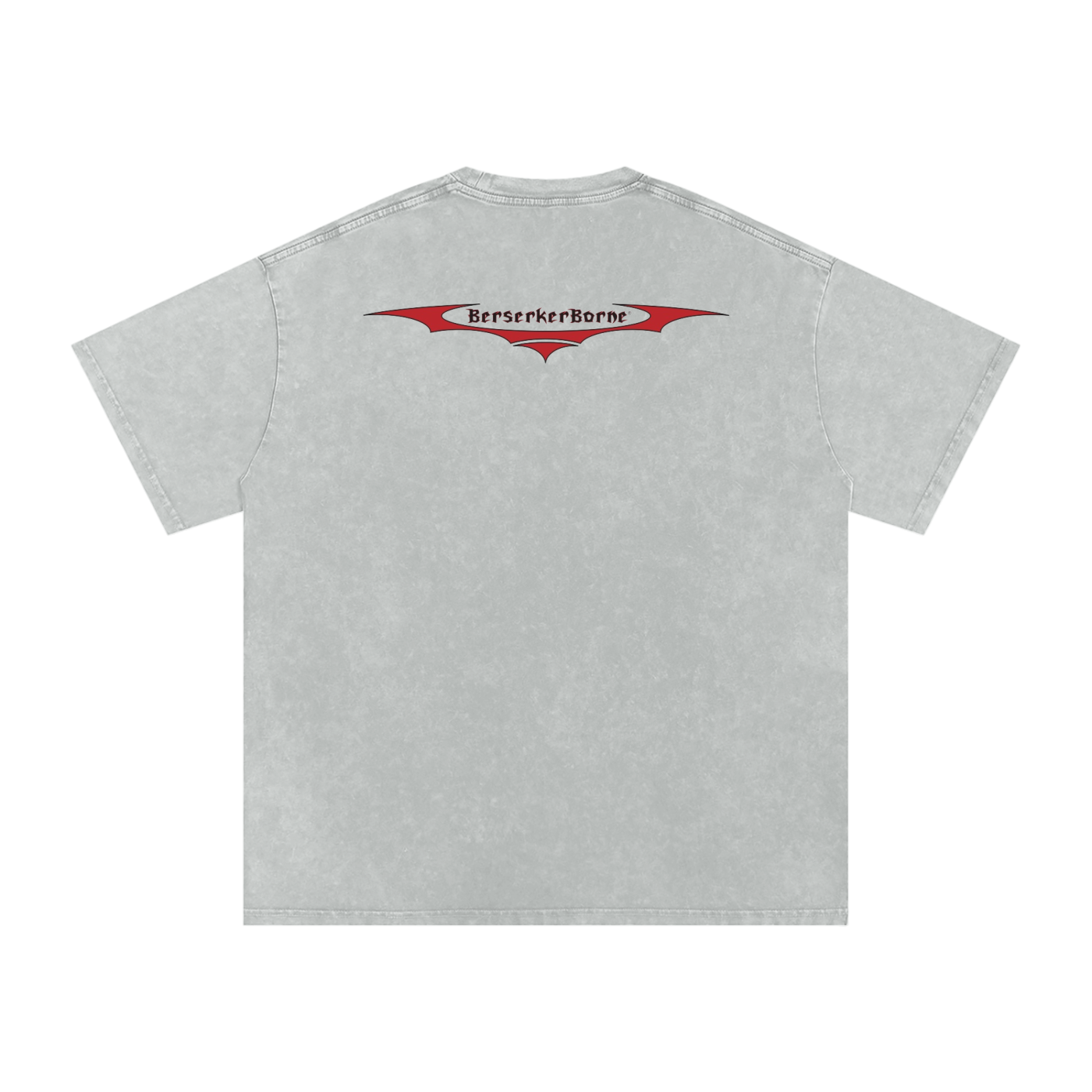 Moona Lisa: Snow Washed Oversized Cotton T-Shirt
